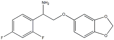 5-[2-amino-2-(2,4-difluorophenyl)ethoxy]-2H-1,3-benzodioxole Structure