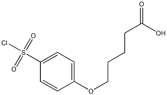 5-[4-(chlorosulfonyl)phenoxy]pentanoic acid