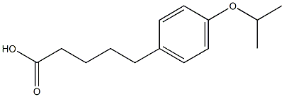 5-[4-(propan-2-yloxy)phenyl]pentanoic acid