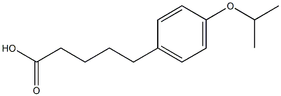  5-[4-(propan-2-yloxy)phenyl]pentanoic acid