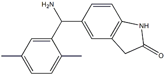 5-[amino(2,5-dimethylphenyl)methyl]-2,3-dihydro-1H-indol-2-one