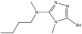 5-[butyl(methyl)amino]-4-methyl-4H-1,2,4-triazole-3-thiol