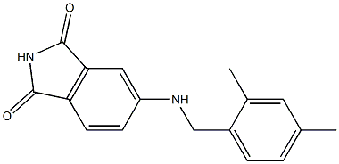 5-{[(2,4-dimethylphenyl)methyl]amino}-2,3-dihydro-1H-isoindole-1,3-dione Structure