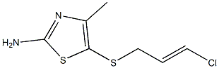 5-{[(2E)-3-chloroprop-2-enyl]thio}-4-methyl-1,3-thiazol-2-amine