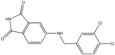 5-{[(3,4-dichlorophenyl)methyl]amino}-2,3-dihydro-1H-isoindole-1,3-dione Structure