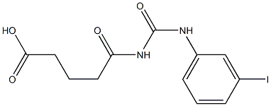 5-{[(3-iodophenyl)carbamoyl]amino}-5-oxopentanoic acid