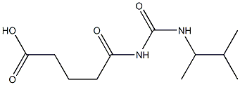 5-{[(3-methylbutan-2-yl)carbamoyl]amino}-5-oxopentanoic acid