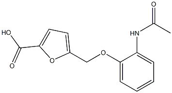 5-{[2-(acetylamino)phenoxy]methyl}-2-furoic acid