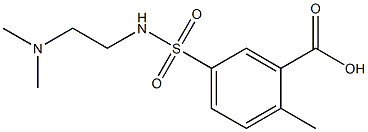 5-{[2-(dimethylamino)ethyl]sulfamoyl}-2-methylbenzoic acid