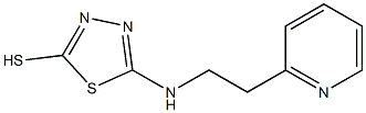 5-{[2-(pyridin-2-yl)ethyl]amino}-1,3,4-thiadiazole-2-thiol|