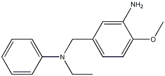 5-{[ethyl(phenyl)amino]methyl}-2-methoxyaniline Struktur