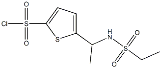 5-{1-[(ethylsulfonyl)amino]ethyl}thiophene-2-sulfonyl chloride