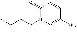 5-amino-1-(3-methylbutyl)-1,2-dihydropyridin-2-one 化学構造式