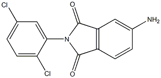 5-amino-2-(2,5-dichlorophenyl)-2,3-dihydro-1H-isoindole-1,3-dione,,结构式