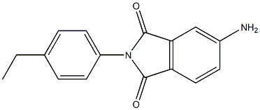 5-amino-2-(4-ethylphenyl)-2,3-dihydro-1H-isoindole-1,3-dione Structure