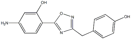 5-amino-2-{3-[(4-hydroxyphenyl)methyl]-1,2,4-oxadiazol-5-yl}phenol