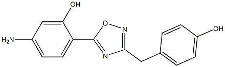  5-amino-2-{3-[(4-hydroxyphenyl)methyl]-1,2,4-oxadiazol-5-yl}phenol