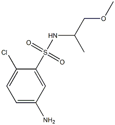 5-amino-2-chloro-N-(1-methoxypropan-2-yl)benzene-1-sulfonamide