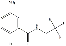 5-amino-2-chloro-N-(2,2,2-trifluoroethyl)benzamide Structure