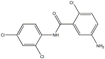 5-amino-2-chloro-N-(2,4-dichlorophenyl)benzamide Structure