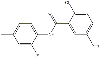 5-amino-2-chloro-N-(2-fluoro-4-methylphenyl)benzamide