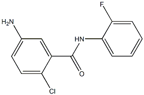 5-amino-2-chloro-N-(2-fluorophenyl)benzamide Structure