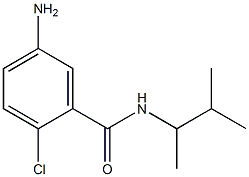 5-amino-2-chloro-N-(3-methylbutan-2-yl)benzamide Structure