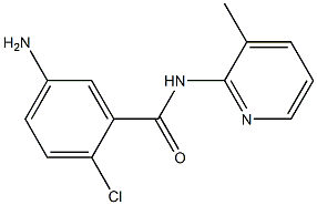 5-amino-2-chloro-N-(3-methylpyridin-2-yl)benzamide Structure