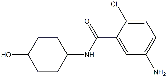 5-amino-2-chloro-N-(4-hydroxycyclohexyl)benzamide Structure