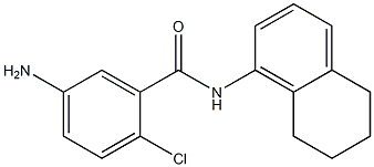 5-amino-2-chloro-N-(5,6,7,8-tetrahydronaphthalen-1-yl)benzamide