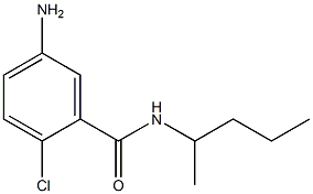 5-amino-2-chloro-N-(pentan-2-yl)benzamide Structure