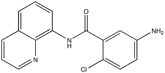  5-amino-2-chloro-N-(quinolin-8-yl)benzamide