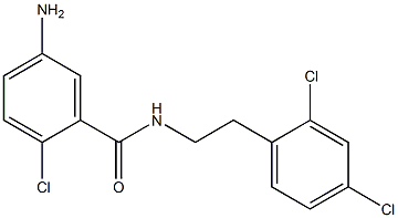 5-amino-2-chloro-N-[2-(2,4-dichlorophenyl)ethyl]benzamide|