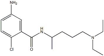 5-amino-2-chloro-N-[5-(diethylamino)pentan-2-yl]benzamide Structure