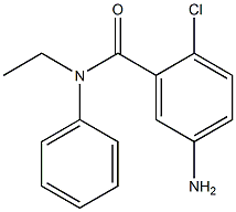 5-amino-2-chloro-N-ethyl-N-phenylbenzamide Structure