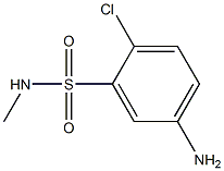 5-amino-2-chloro-N-methylbenzene-1-sulfonamide Structure