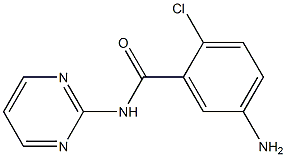 5-amino-2-chloro-N-pyrimidin-2-ylbenzamide Structure