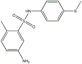 5-amino-2-methyl-N-[4-(methylsulfanyl)phenyl]benzene-1-sulfonamide