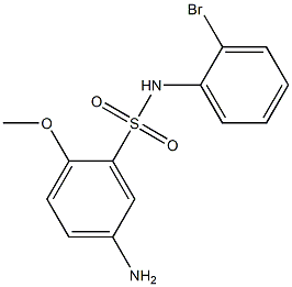5-amino-N-(2-bromophenyl)-2-methoxybenzene-1-sulfonamide