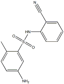  5-amino-N-(2-cyanophenyl)-2-methylbenzene-1-sulfonamide