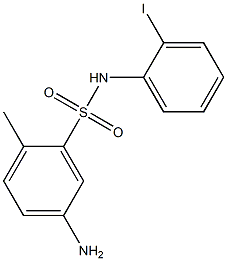 5-amino-N-(2-iodophenyl)-2-methylbenzene-1-sulfonamide