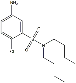 5-amino-N,N-dibutyl-2-chlorobenzene-1-sulfonamide Structure