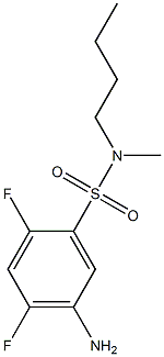 5-amino-N-butyl-2,4-difluoro-N-methylbenzene-1-sulfonamide