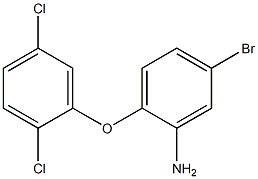 5-bromo-2-(2,5-dichlorophenoxy)aniline Structure