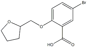 5-bromo-2-(oxolan-2-ylmethoxy)benzoic acid Structure