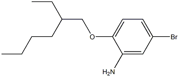 5-bromo-2-[(2-ethylhexyl)oxy]aniline 结构式