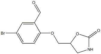 5-bromo-2-[(2-oxo-1,3-oxazolidin-5-yl)methoxy]benzaldehyde