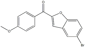 5-bromo-2-[(4-methoxyphenyl)carbonyl]-1-benzofuran Struktur