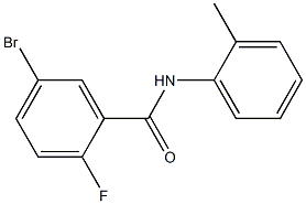  5-bromo-2-fluoro-N-(2-methylphenyl)benzamide