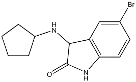 5-bromo-3-(cyclopentylamino)-2,3-dihydro-1H-indol-2-one